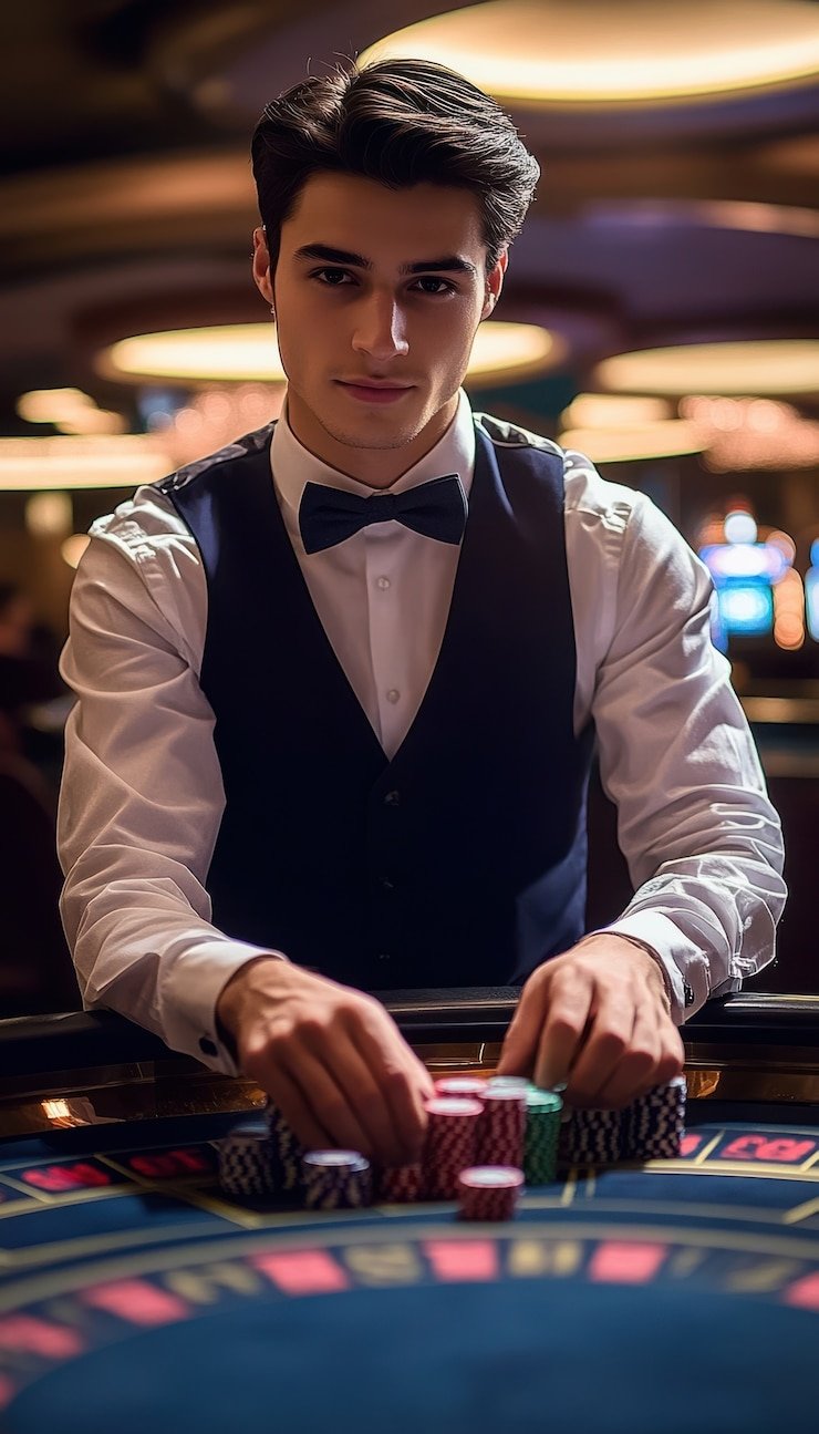 Auto Roulette wheel and betting interface on peri11 mobile screen